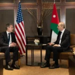 US secretary of state arrives in Jordan for Gaza cease-fire talks
