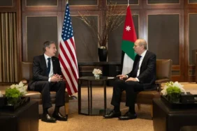 US secretary of state arrives in Jordan for Gaza cease-fire talks