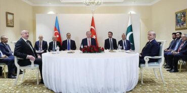 Turkish President Erdogan meets with Azerbaijani, Pakistani leaders in Kazakh capital Astana