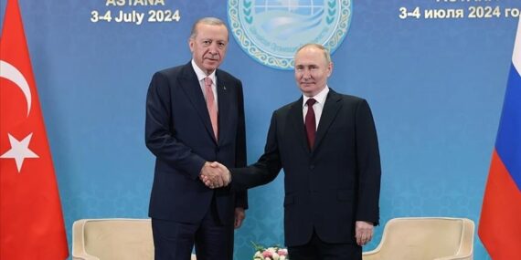 Türkiye’s Erdogan, Russia’s Putin discuss strategic projects and trade goals